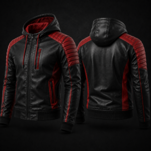 Hooded Leather Jackets